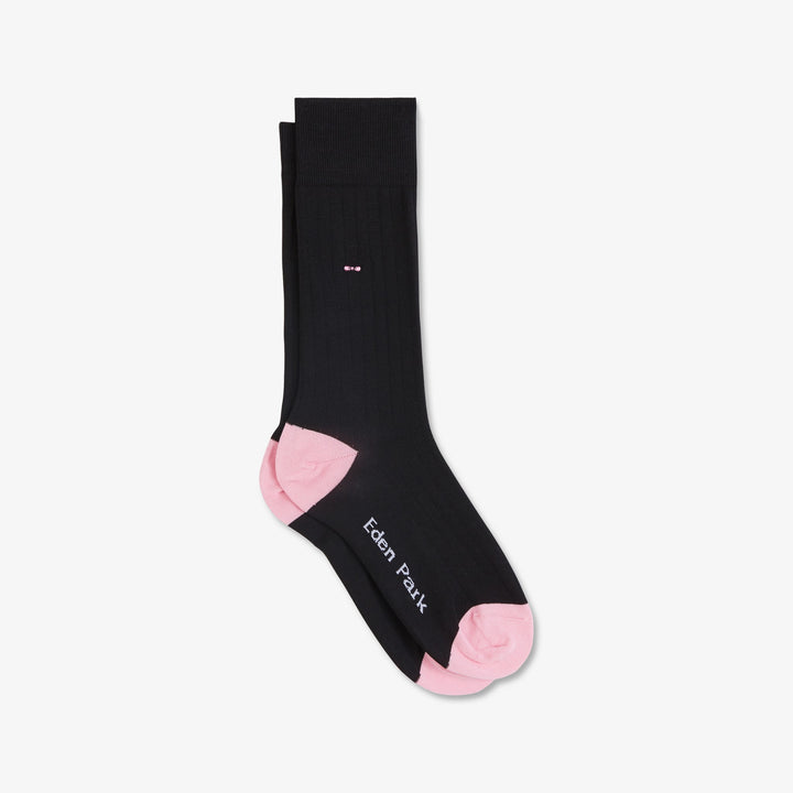 Paire de chaussettes côtelées noir