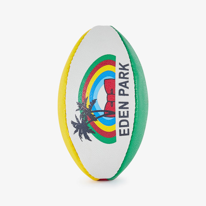 Mini ballon de rugby sérigraphié multicolore
