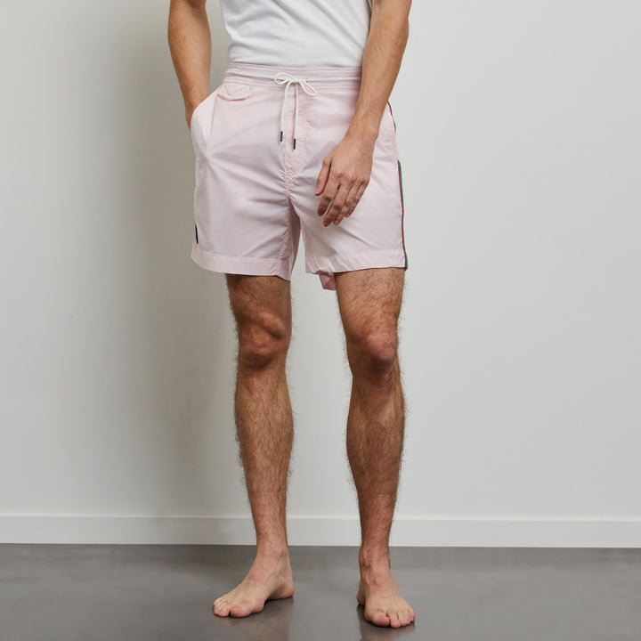Short de bain rose