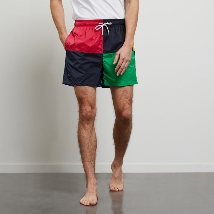 Short de bain color-block