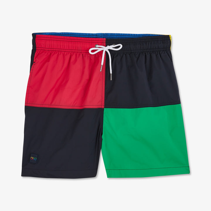 Short de bain color-block