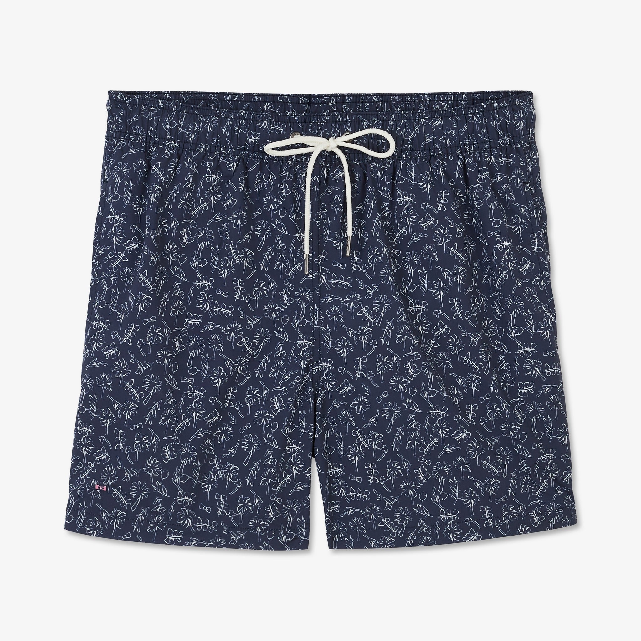 Short de bain imprimé exclusif feuilles