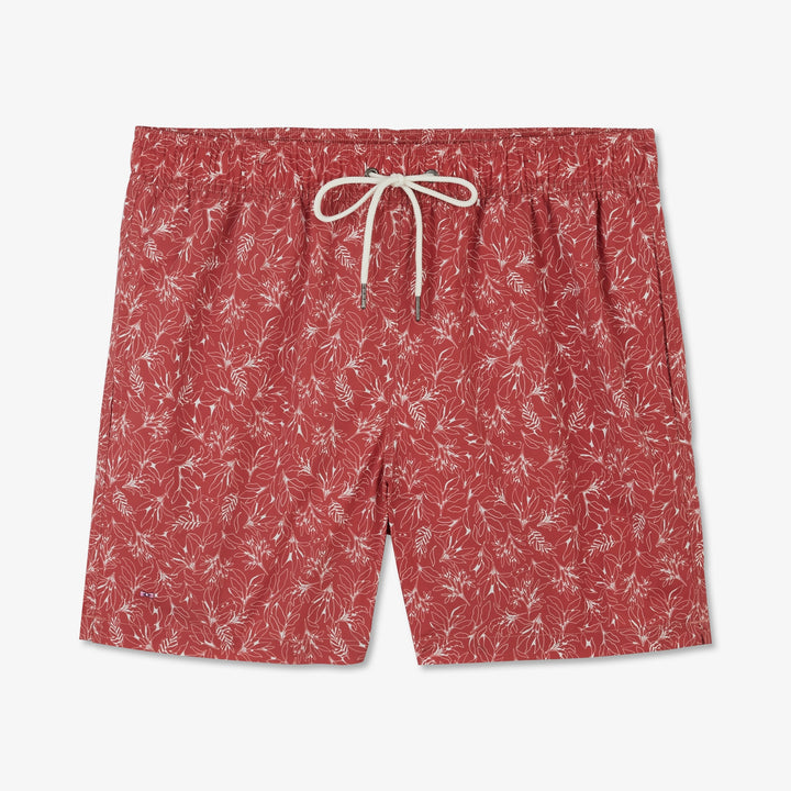 Short de bain imprimé exclusif feuilles