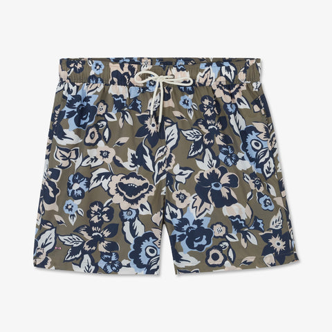 Short de bain blanc imprimé fleurs exclusif - Image 2