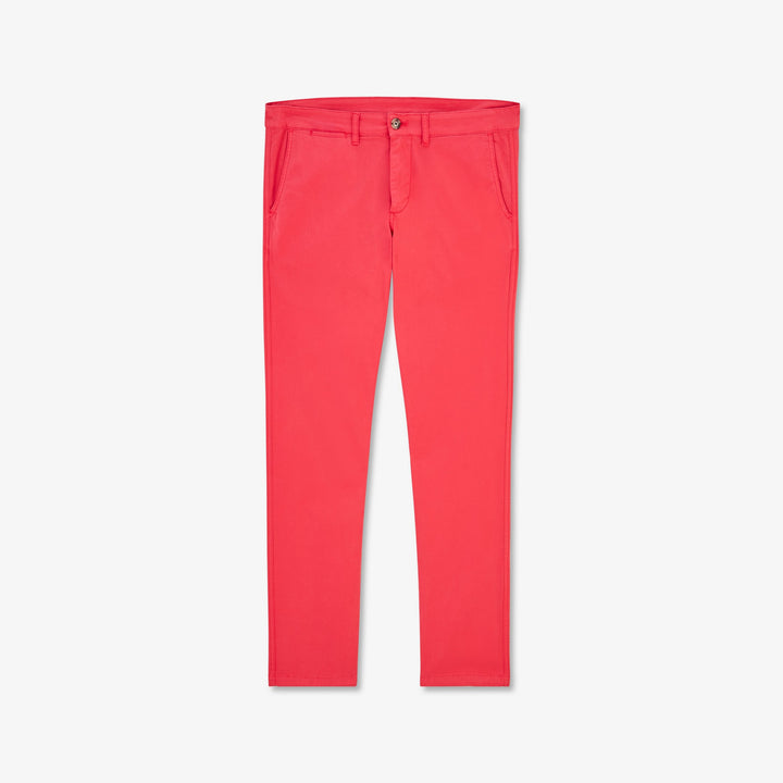 Pantalon chino rouge clair