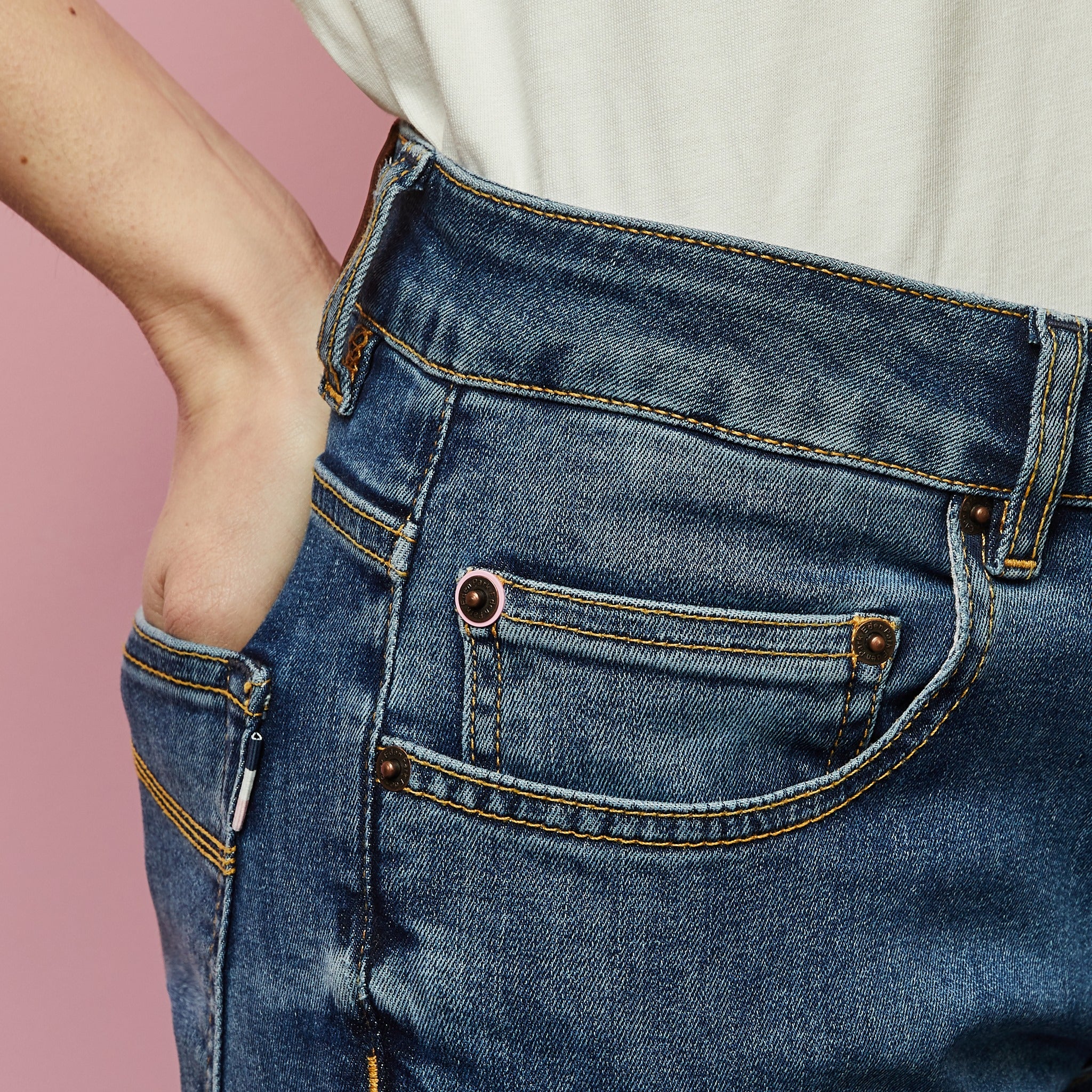vaqueros slim azul