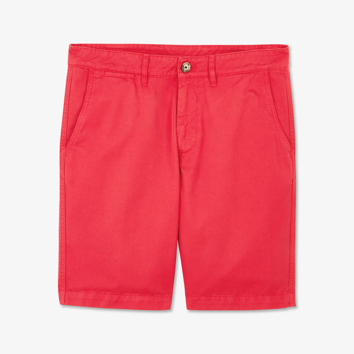 Bermuda chino rouge