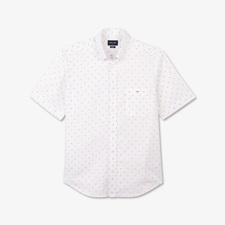 Chemisette en coton blanc