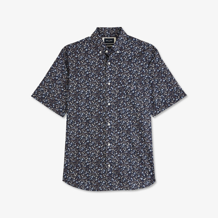 Chemisette en coton imprimée fleurs exclusif