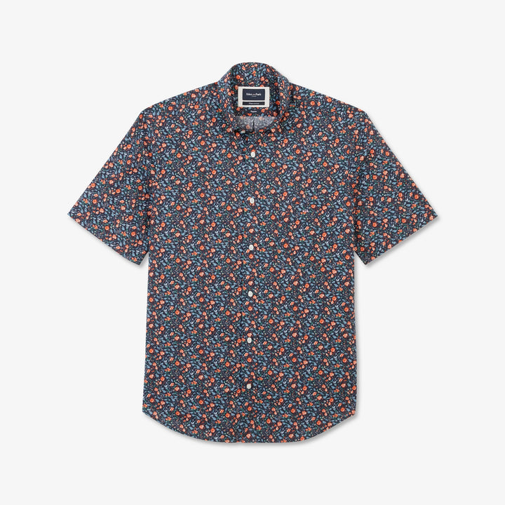 Chemisette en coton imprimée fleurs exclusif
