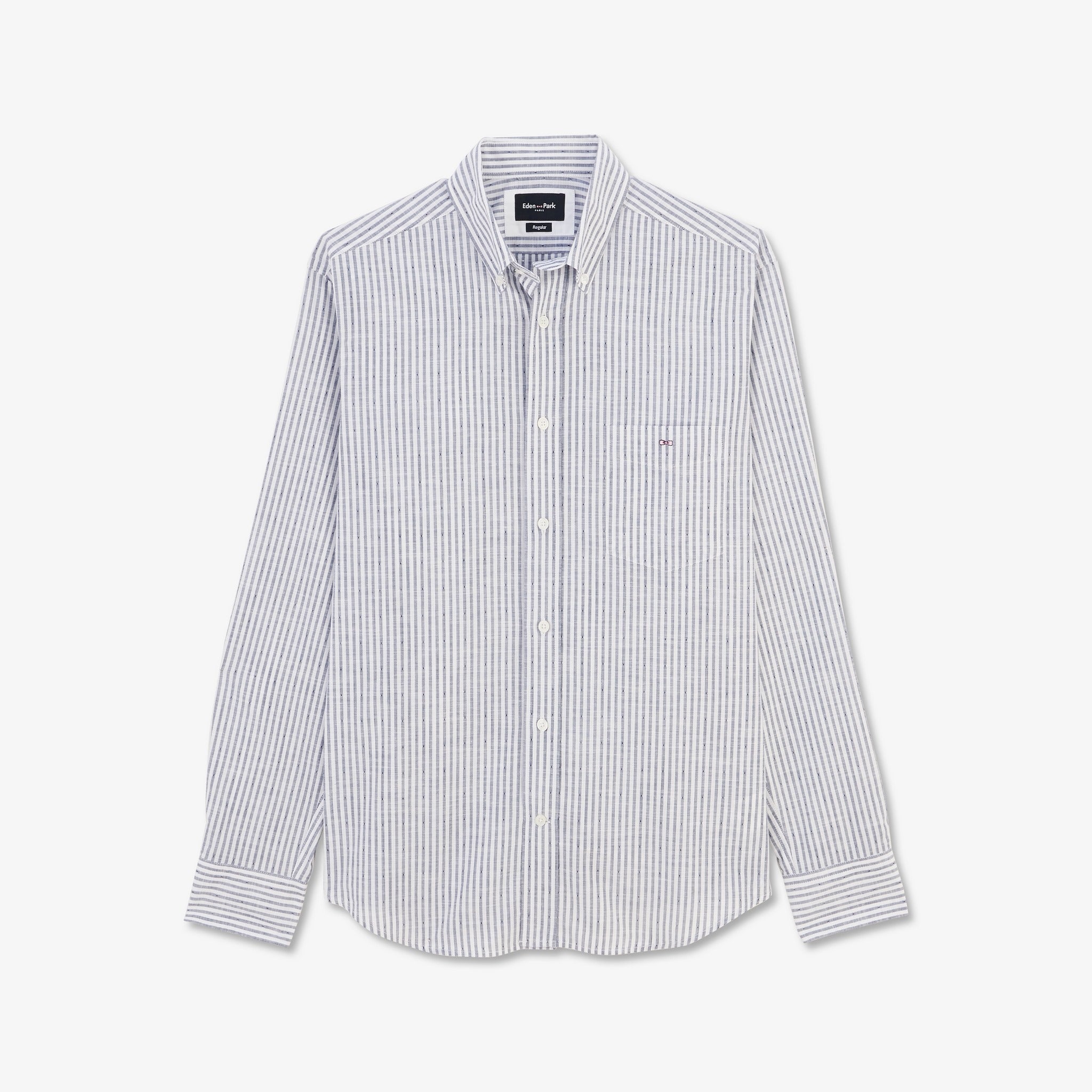 Chemise Rayée « Brest » – Élégance Classique | La 5ème Homme Chemise Rayée « Brest » – Élégance Classique | La 5ème Homme