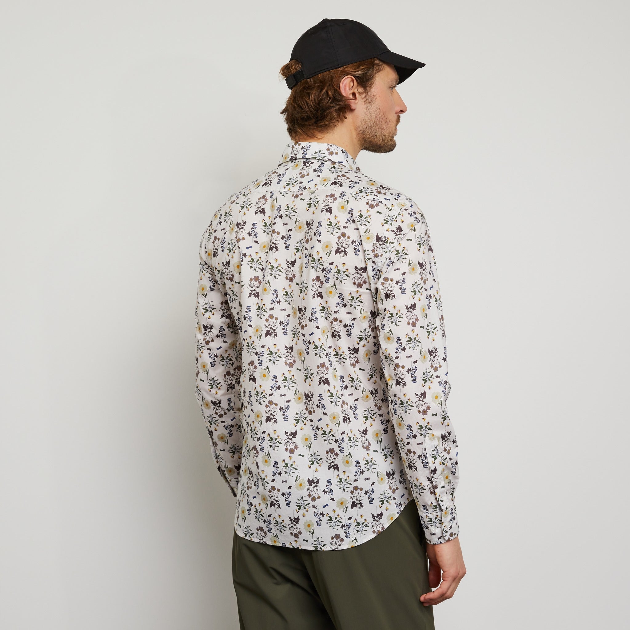 Chemise slim fit à imprimé fleuri