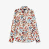 Chemise écrue à imprimé fleuri
