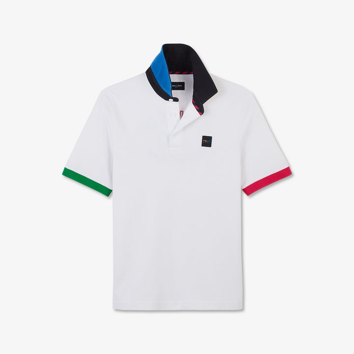 Maillot color-block à broderie French Flair dos
