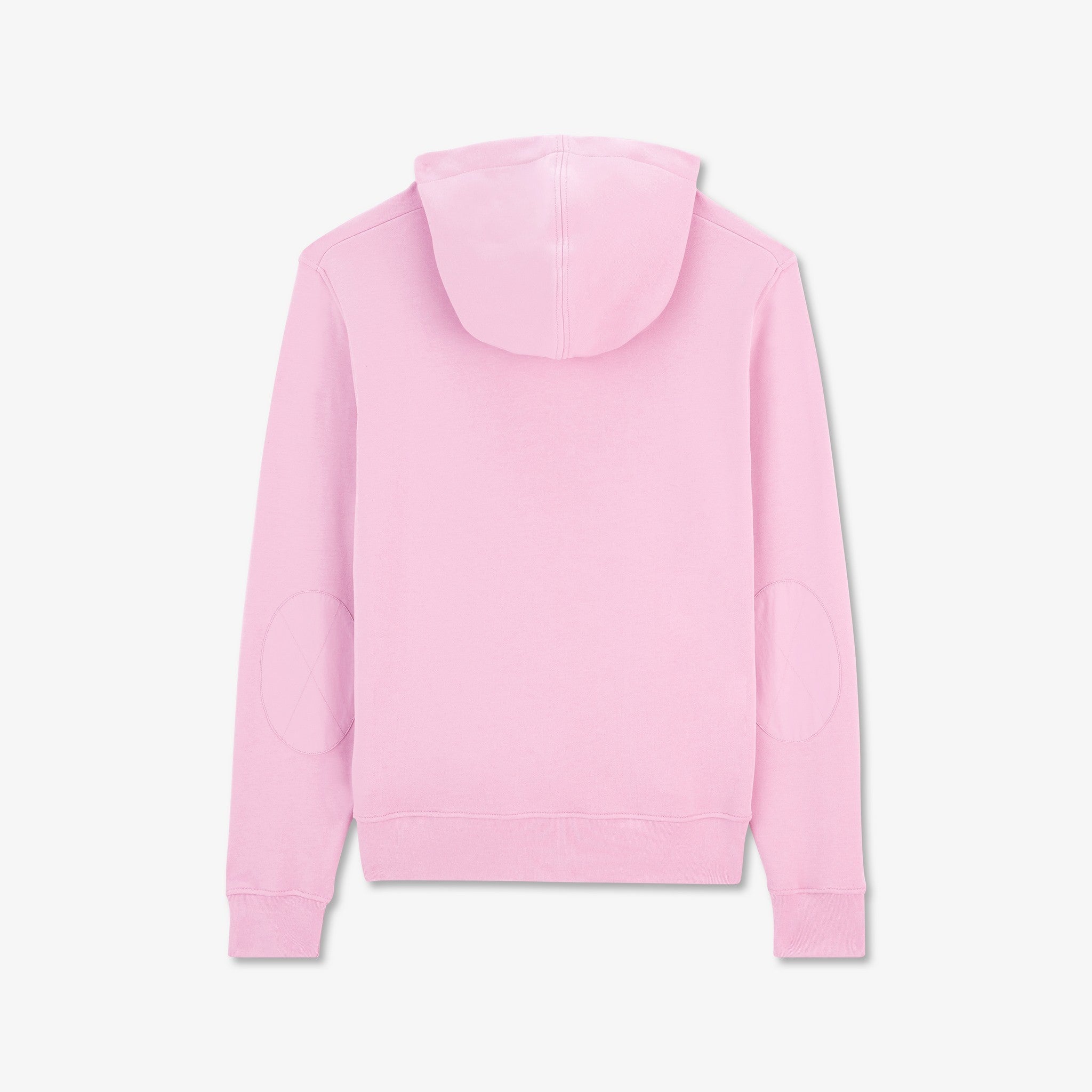 Sweat à capuche rose uni