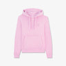 Sweat à capuche rose uni