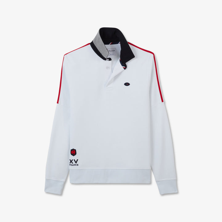 Sweat à manches longues blanc en coton
