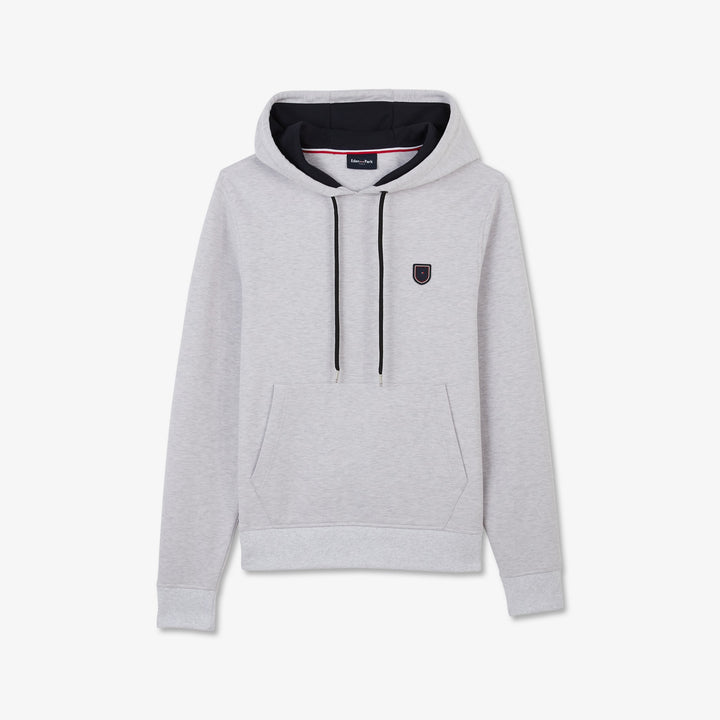 Sweat à capuche gris