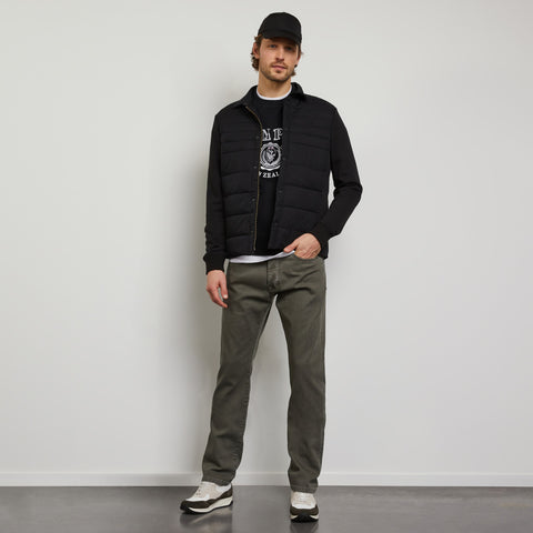 Sweat zippé bimatière - Image 3