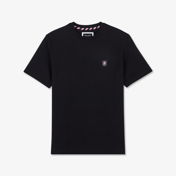 T-shirt bleu foncé à broderie 10