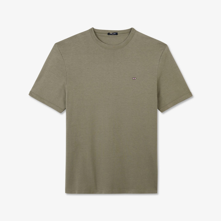 T-shirt kaki à manches courtes