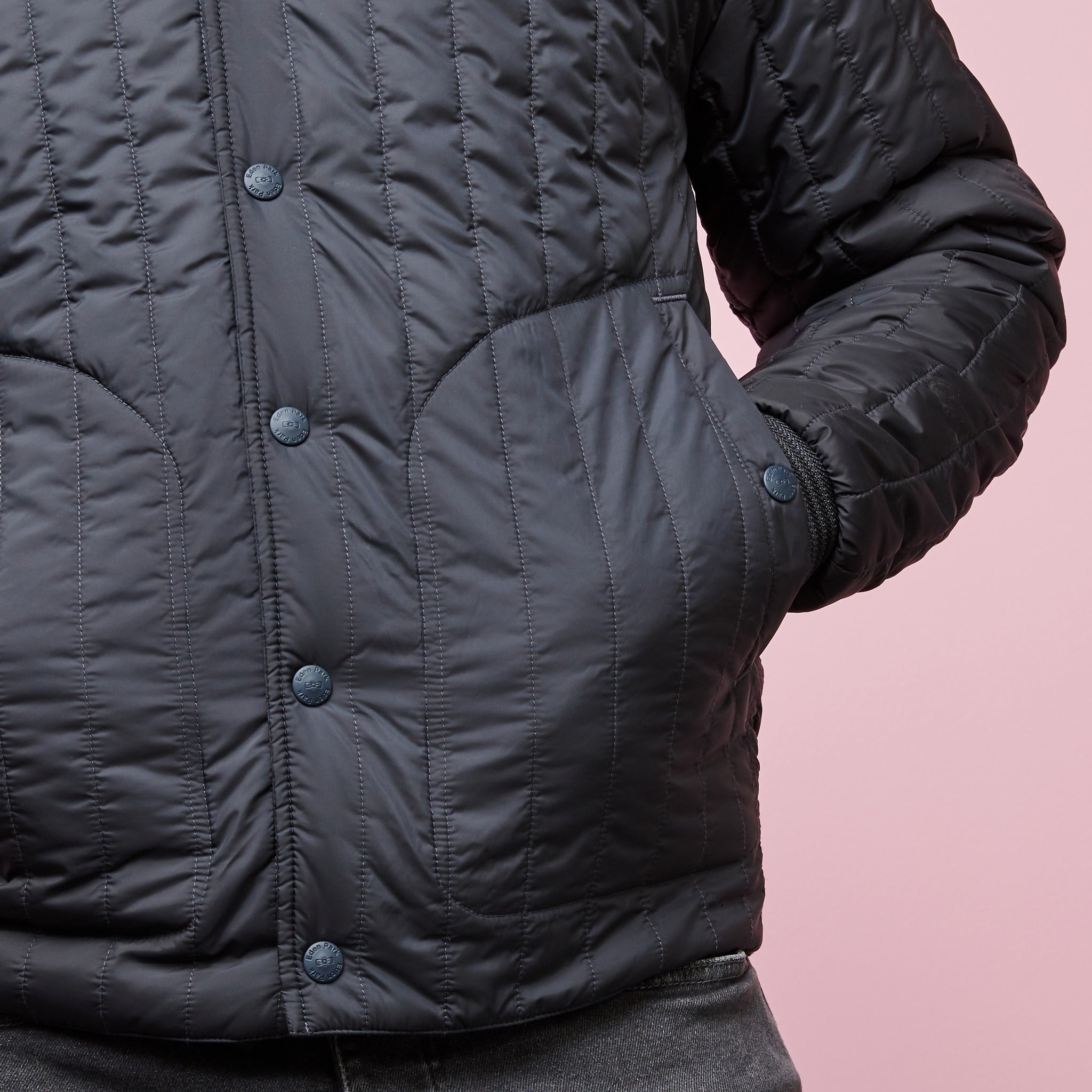 Blouson déperlant bleu marine