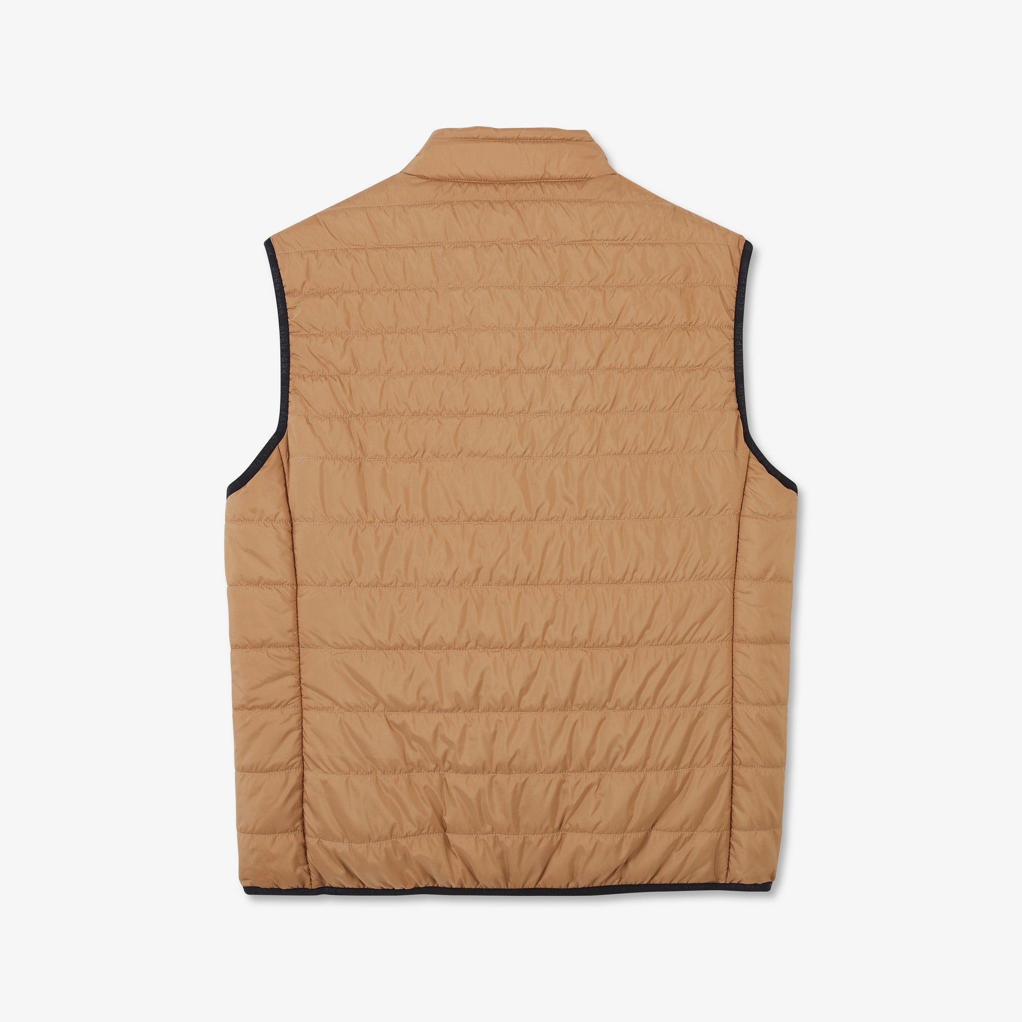 Doudoune beige sans manches