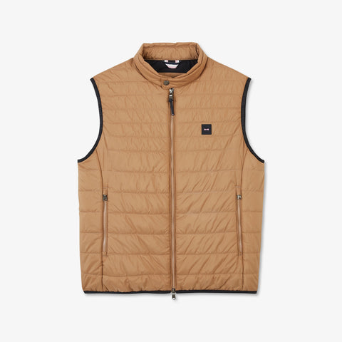 Doudoune beige sans manches - Image 2