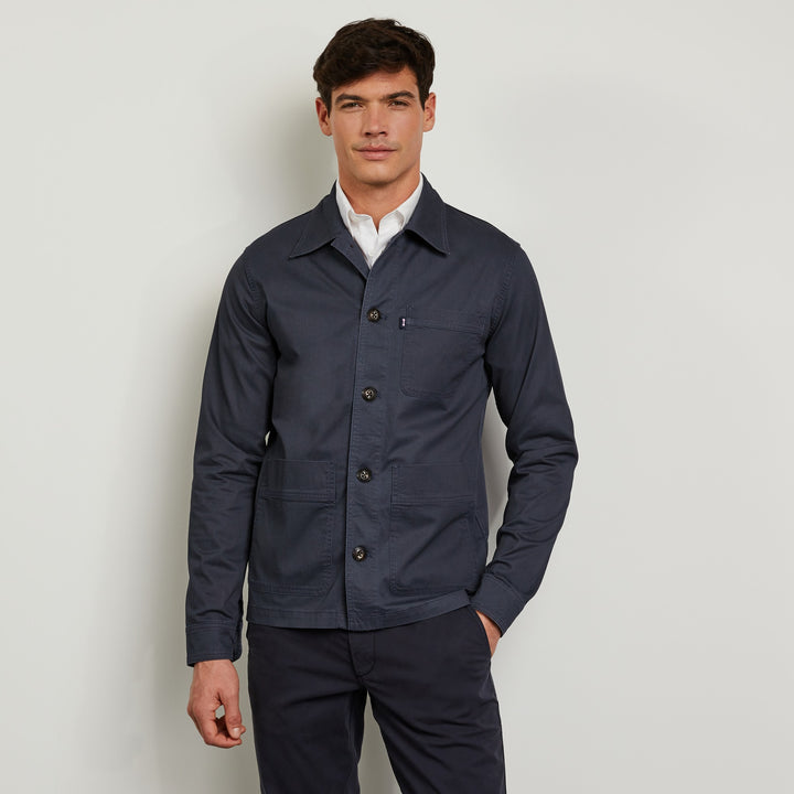 Surchemise bleu foncé