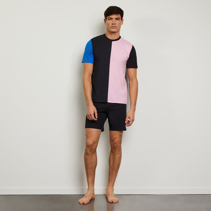 Pyjama rose court color-block