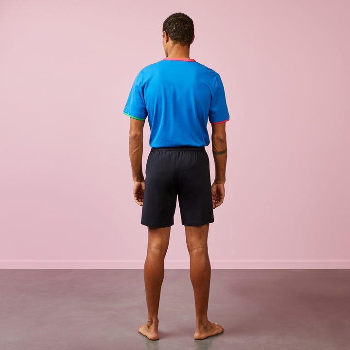 Pyjama court color-block