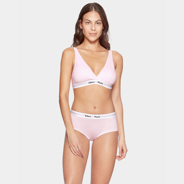 Soutien-gorge triangle rose