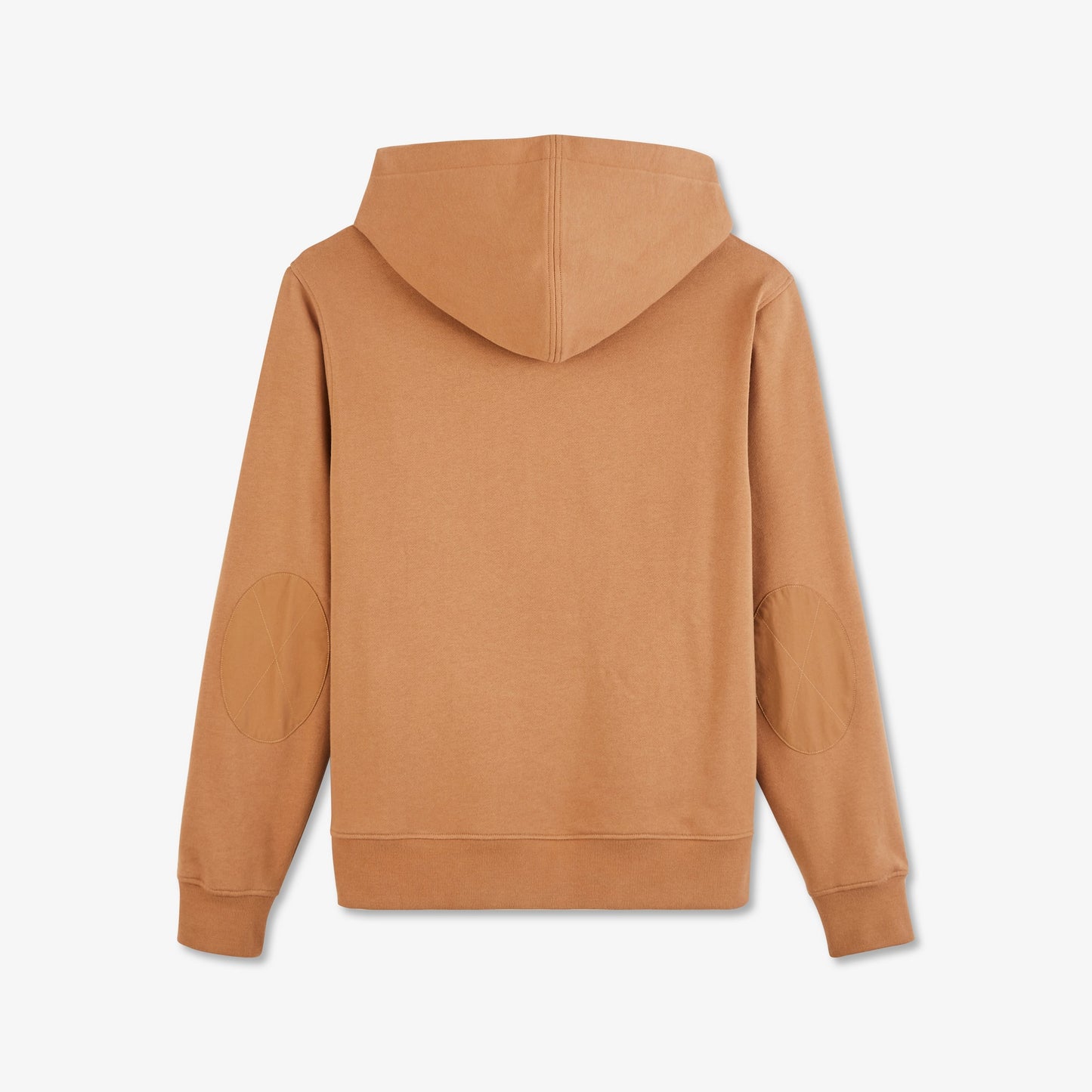 Sweat à capuche en molleton marron